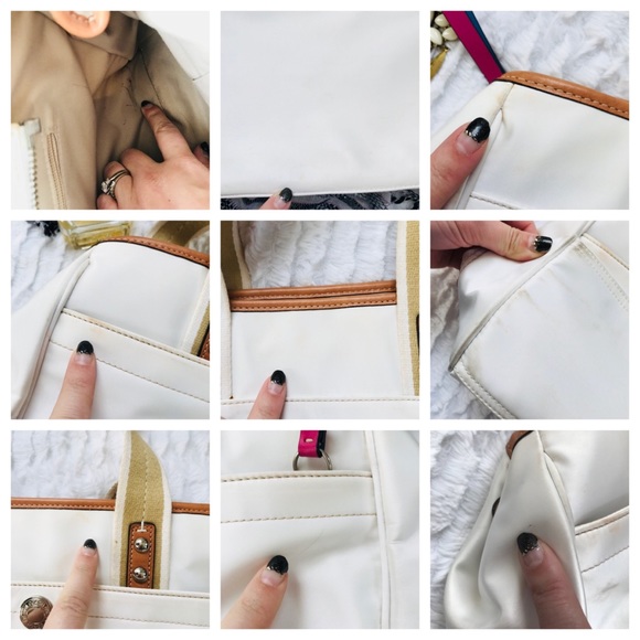 Coach | White Nylon Handbag - Picture 10 of 11